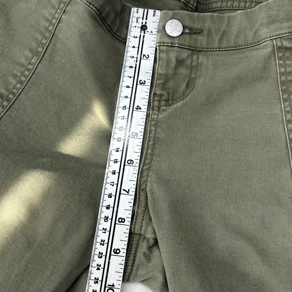 Jessica Simpson Maternity Skinny Jeans Olive Green Under Belly Low Rise Size L - Picture 7 of 10